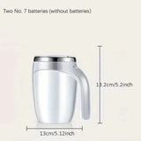 1Pc-Automatic Stirring Magnetic Cup Charging Coffee Electric Lazy Milkshake Rotary Mixer Intelligent Stirring Thermos