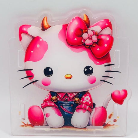 Fun Kitty Cow and Butterfly Acrylic Holders for Pens/ Makeup Brushes/Keys and so Much More